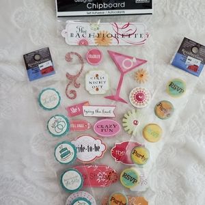 Party Theme Scrapbooking Stickers